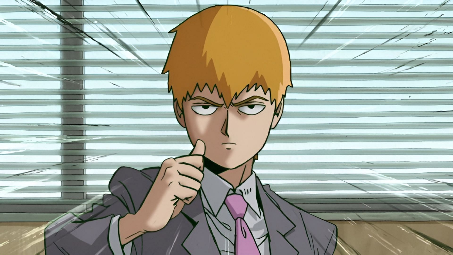 Still of Reigen (Image via Studio Bones)